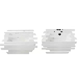 3H 8CC PED VC SINK WHIT